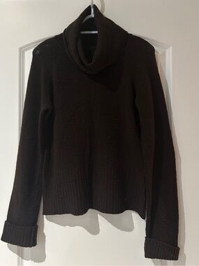 Women's Seduction Brown Turtleneck Sweater
